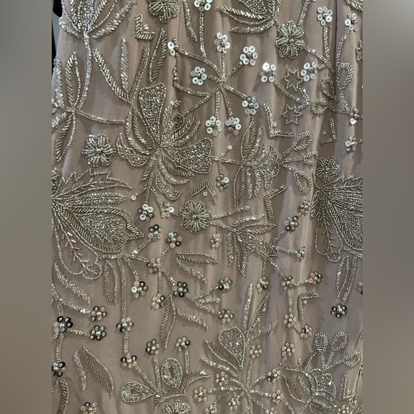 NEW with tag lavender sleeveless beaded gown US size 10 - Picture 13 of 16